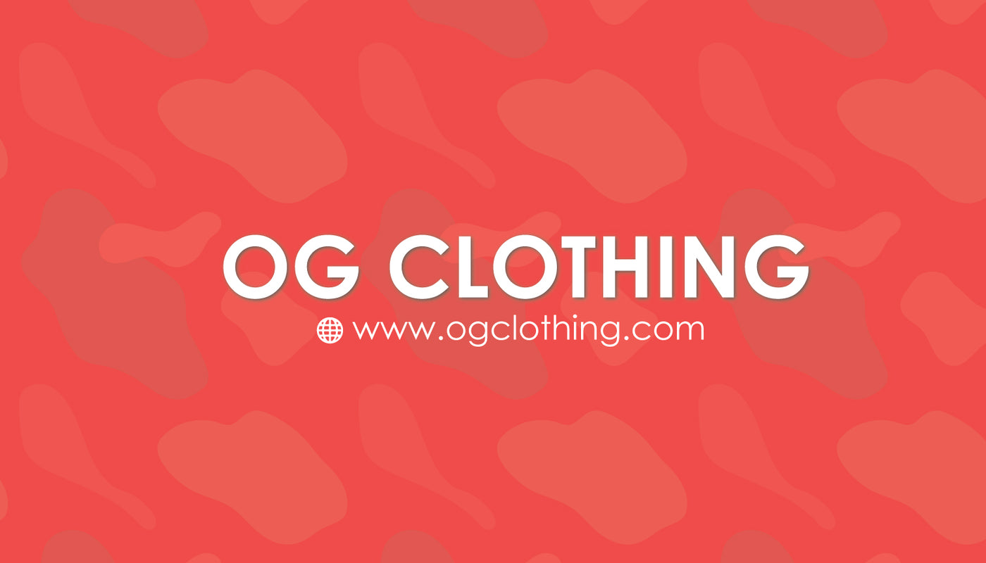 OG Clothing Business Card - Red Theme