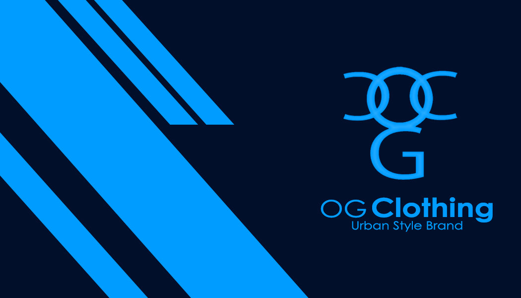 OG Clothing Business Card - Blue & Black Theme