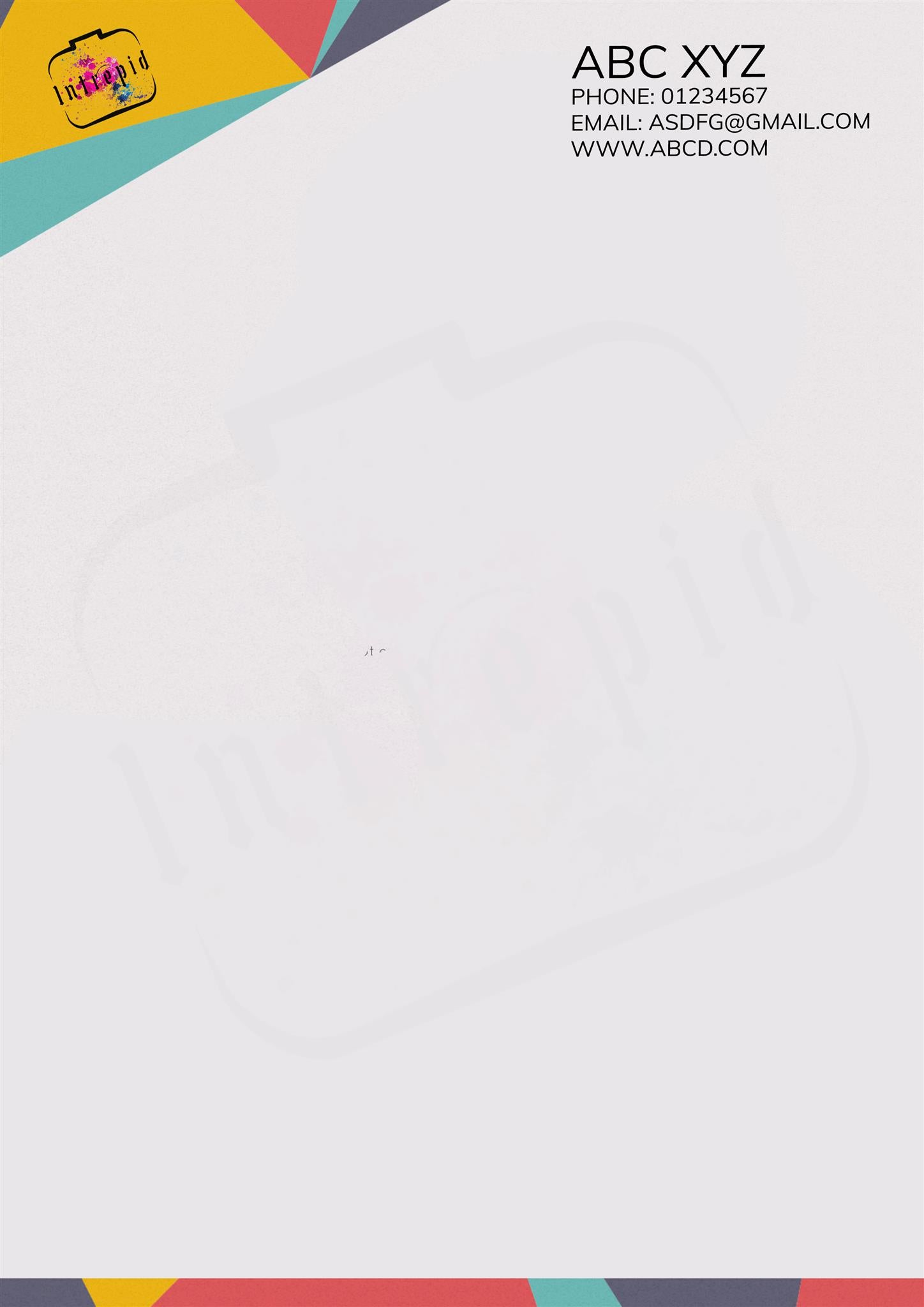 Intrepid Letterhead - Block Theme